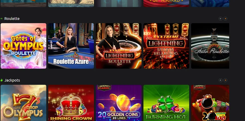 Spin slots catalog