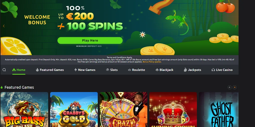 Claim welcome bonus offer